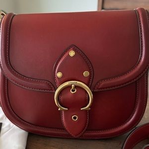 Coach Beat Saddle Bag in Red Sand